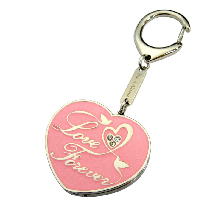 Heart Shape Bag Hook Hanger Holder Keychain
