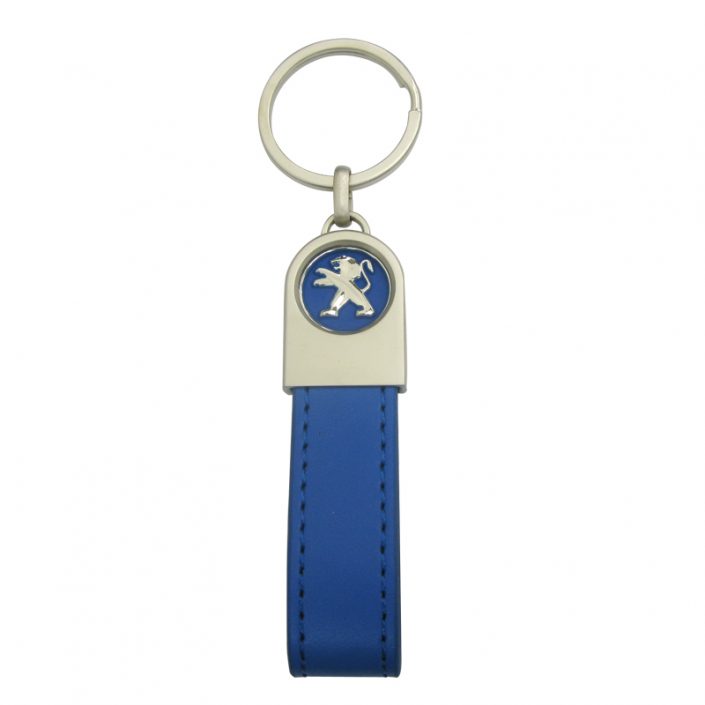 We can customize your own logo on Car Brand Leather Keychain