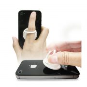 The picture of using Phone ring stand holder