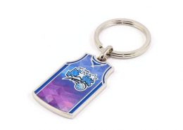Basketball Jersey Metal Keychain is made of zinc alloy