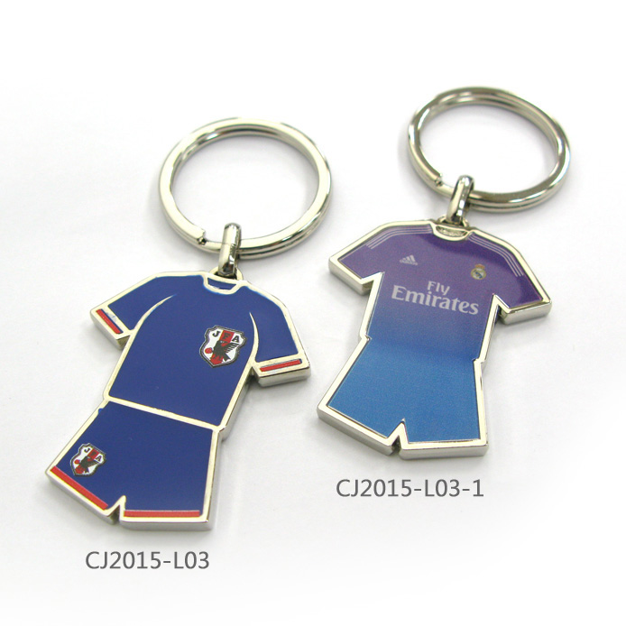 TYD Designs Key Chain Sports Soccer Customizable 2 Inch Metal and Fully Assembled Ring with Any Team Jersey Player Number 