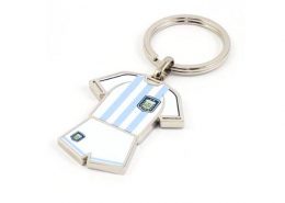 Custom Custom Football / Soccer apparel keychain with colorful epoxy, and you can choose the color and logo