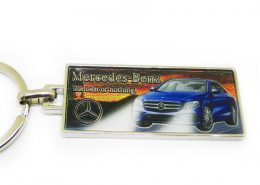 Car keychain with unique area digital printing