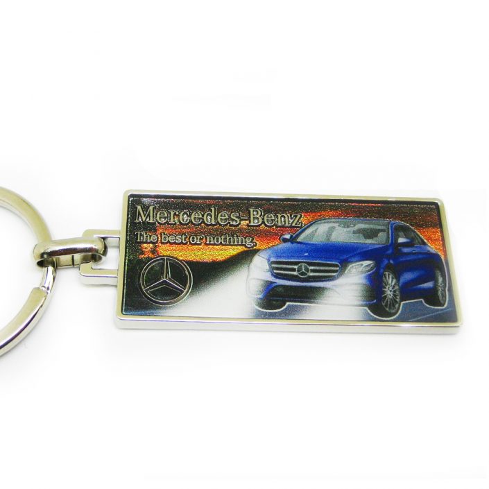 Car keychain with unique area digital printing