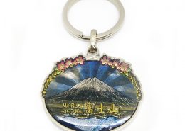 Zinc Alloy Keyring in Mount Fuji