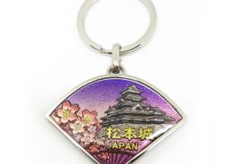 The castle of Japan Matsumoto Castle Keyring is glorious.