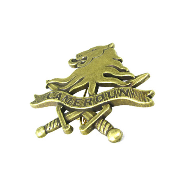 3D Logo Custom Pin Badge