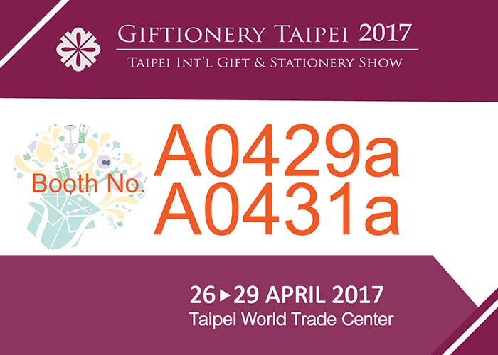 Giftionery Taipei 2017- Chung Jen is a Professional Zinc Alloy Souvenir Manufacturer.