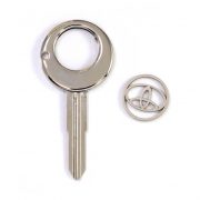 The main body of Key Shape Trolley Coin Keychain and the coin