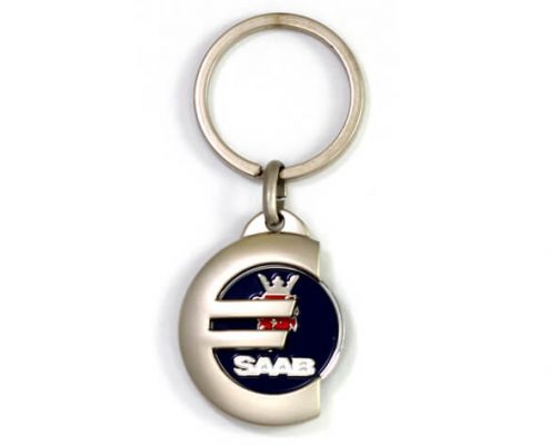 Euro Sign Shaped Coin Keychain is creative and significant