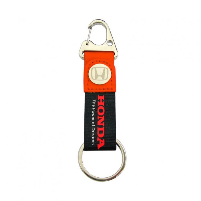 Car Logo Manly Keychain in leather with fancy color