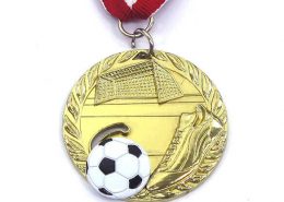 Sliding Soccer Sport Medal