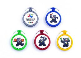 2017 Taipei Summer Universiade Souvenir - 360 Degree Swivel Mobile Ring Holder