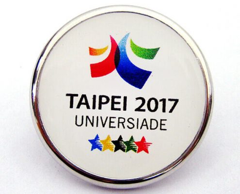 Univerisade Logo Round Pin