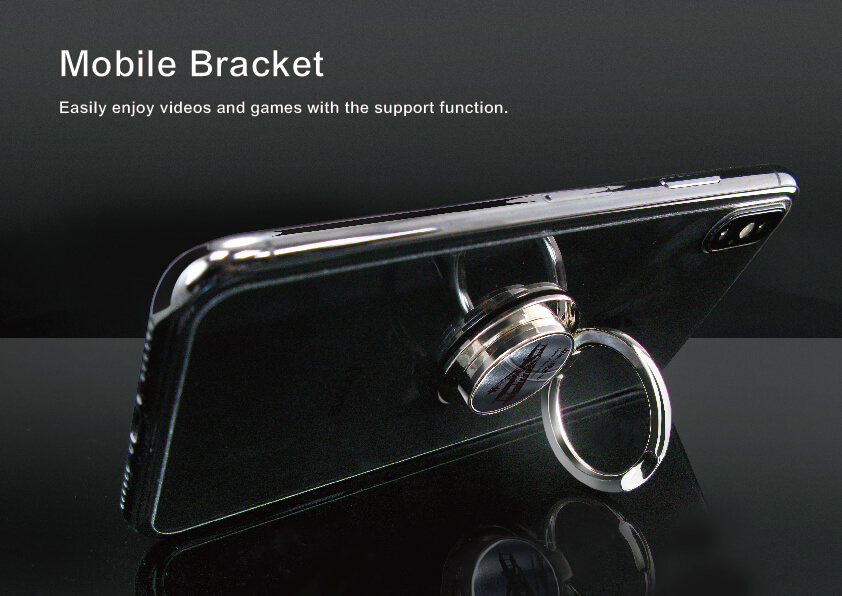 Mobile Bracket of Multifunctional Zinc Alloy Mobile Ring Stand