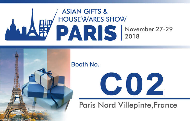 2018 Paris Asian Gifts & Housewares Show in France