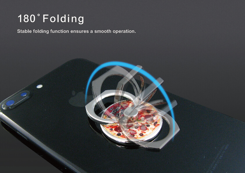 The ring of the rotating mobile room can be 180° folding.