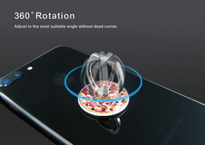 The most convenient part is 360° rotation of the mobile ring.