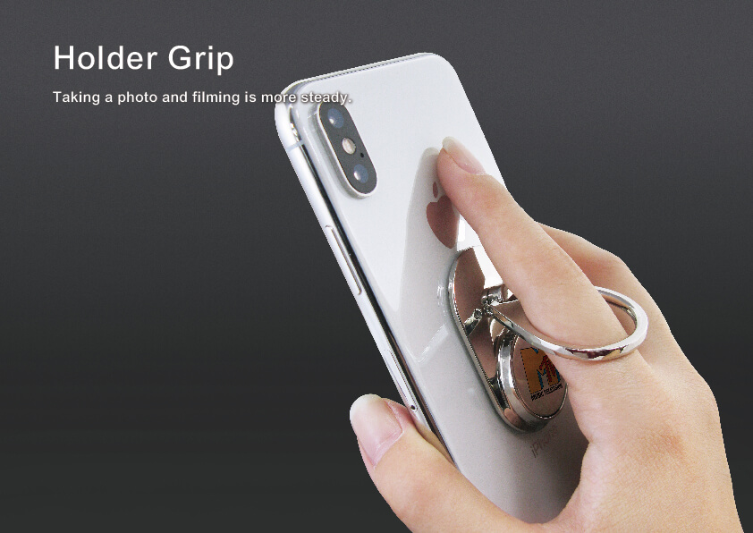 Phone Ring Holder with Magnetic Coin