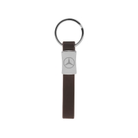 The front side of Personal Car Logo Metal Leather Keychain