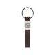 The front side of Customized Engraved Logo Leather Keychain