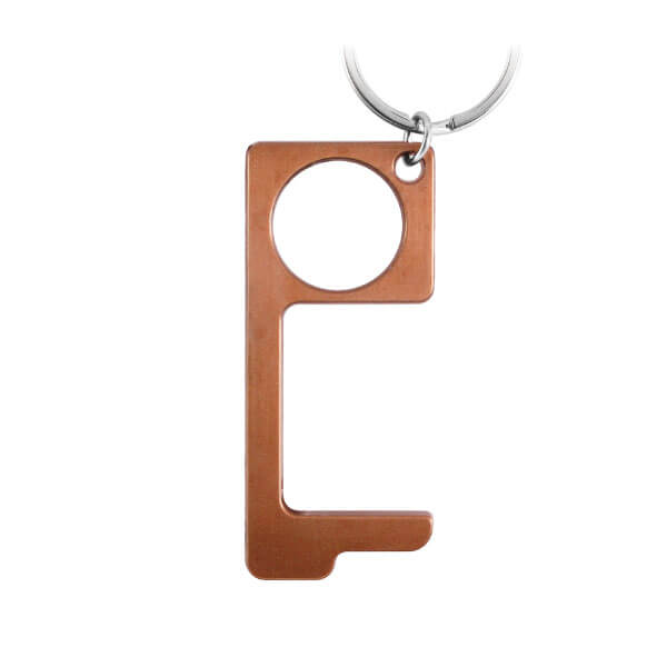 The right side of Door Opener Keychain (copper)