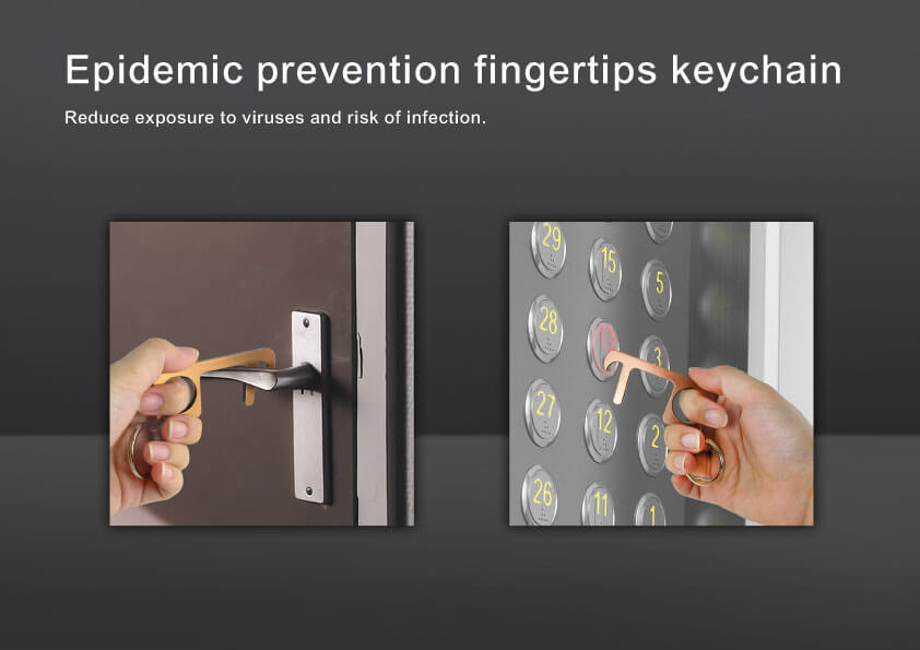 Healthy Handheld Keychain Door Opener