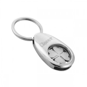 Egg Shaped Cut Out Coin Keychain is made of zinc alloy