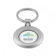 The close up of Round Shape Magnetic Coin Keyring