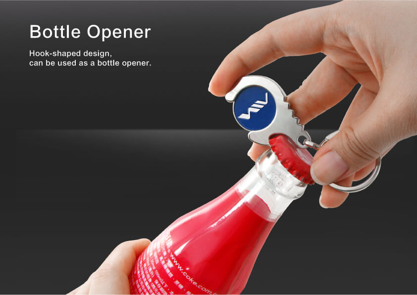 Antimicrobial Door Opener also can be a bottle opener