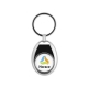 The front side of Egg-shaped magnetic trolley coin keyring