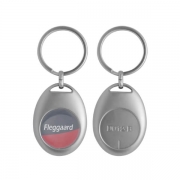 The font and the inner side of Custom Oval Coin Keyring with Magnet