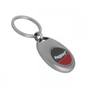 Another side to see Custom Oval Coin Keyring with Magnet
