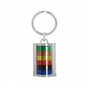 Colorful Slot Machine Advertisement Keychain is a fun corporate gift.