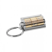 The panels on Slot Machine Style Movable Keychain is movable