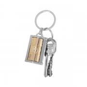 Slot Machine Style Movable Keychain with key