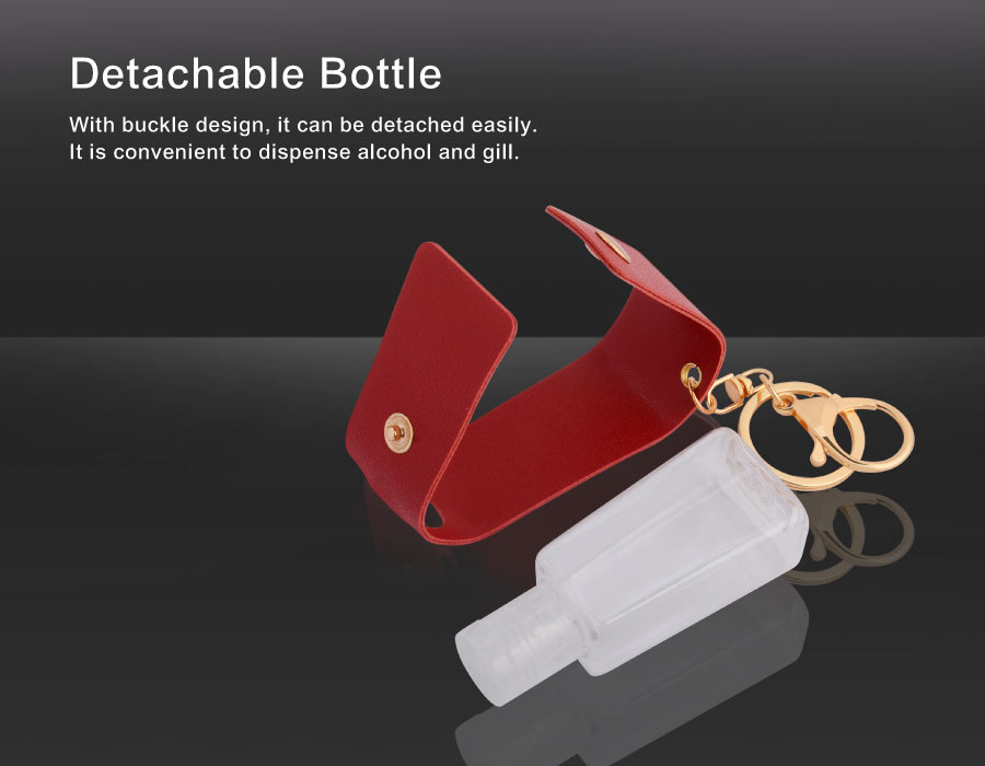 Detachable bottle of Travel Bottle With High Class Keychain