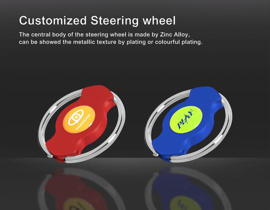 Customized steering wheel of Fashion Mini Steering Wheel Keyring