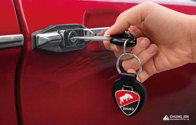 One of our custom promotional product is keychain
