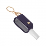 Leather Keychain with Alcohol Spray Bottle, is convenient with spray head.