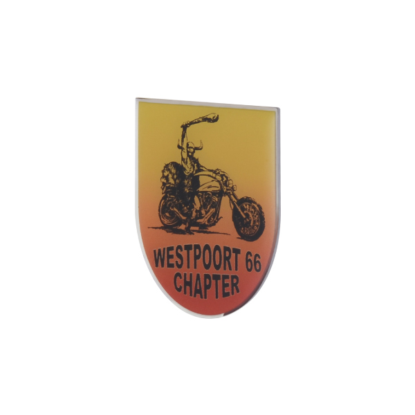 Personalized Inox Steel Printed Badge can be customized with your logo and pattern