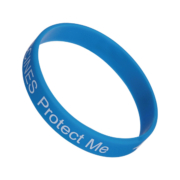 Custom Promotional Silicone Wristband has different colors.