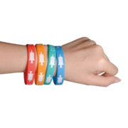 Different colors of Custom Promotional Silicone Wristband can help with event identification.