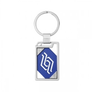 Customized Cut Out Spray Painted Keychain is made of zinc alloy