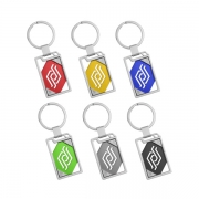 Customized Cut Out Spray Painted Keychain can be spray painted in different colors.
