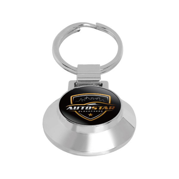 Round Shape Bottle Opener Keychain is made of a high quality zinc alloy.