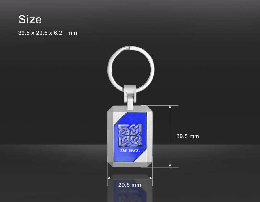 The size of Customized Hollow Out Aroma Keychain
