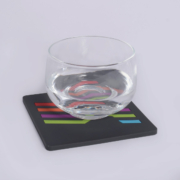 Custom PVC Coaster keeps the desktop from getting wet from cold drinks and serves as a decorative item.