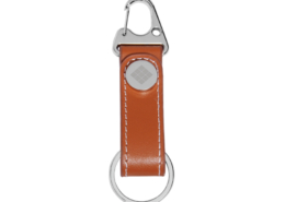 The front side of Manly Style Leather Keychain