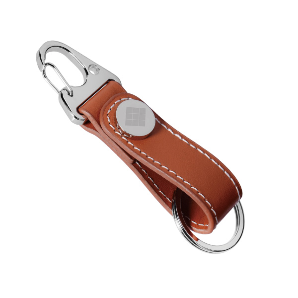 The hook of Manly Style Leather Keychain is convenient.